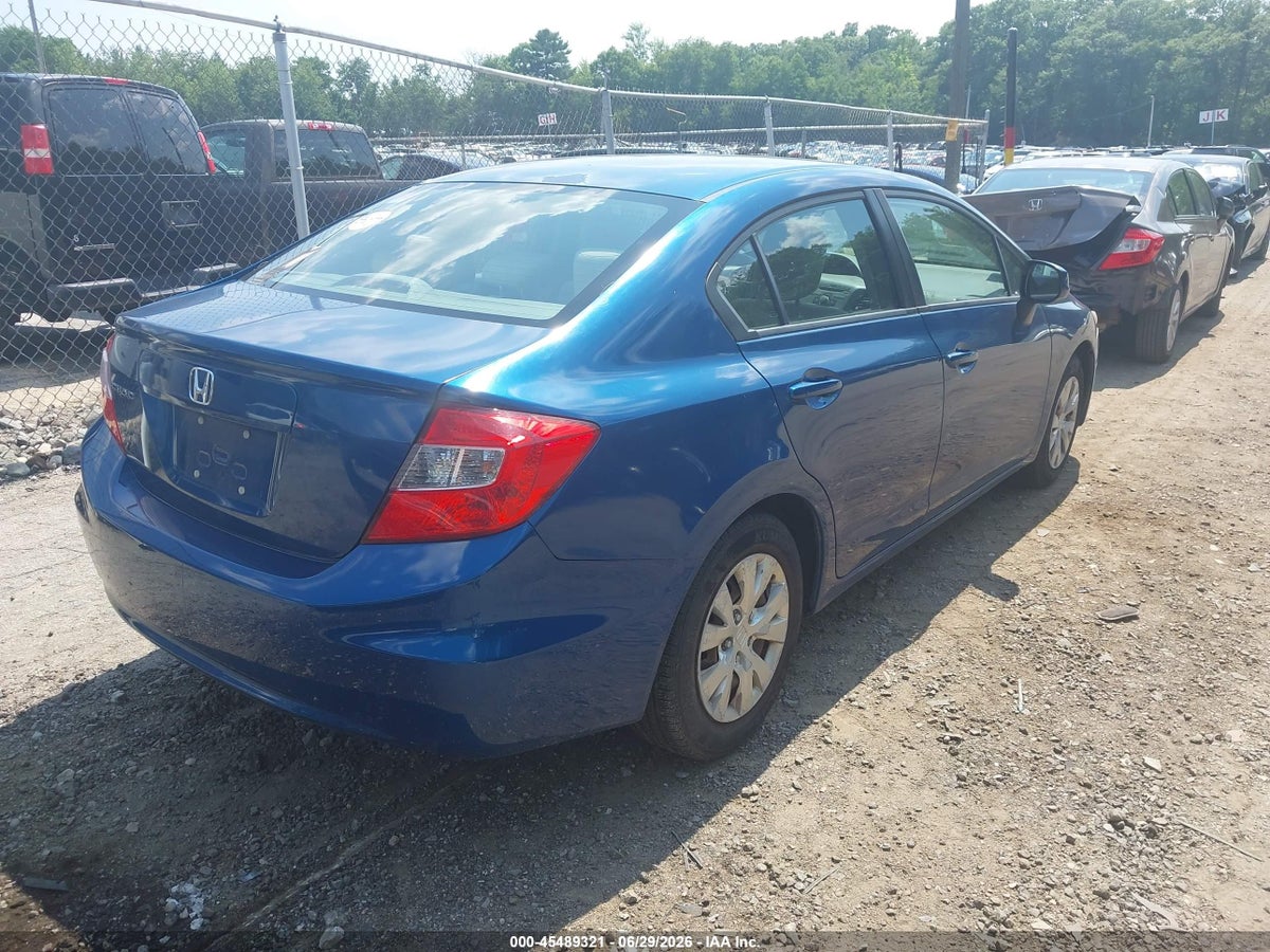 2012 HONDA CIVIC LX — снимка 4