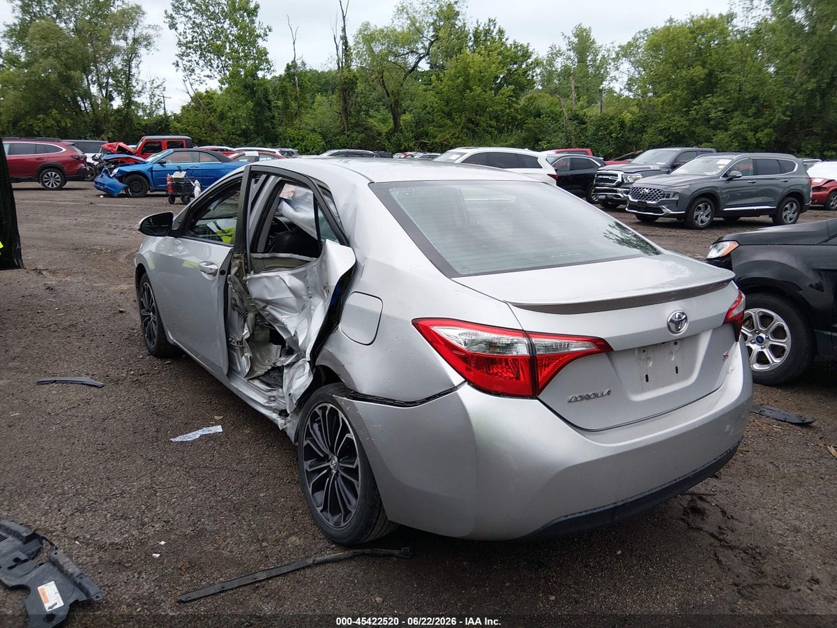 2016 TOYOTA COROLLA S PLUS — снимка 3