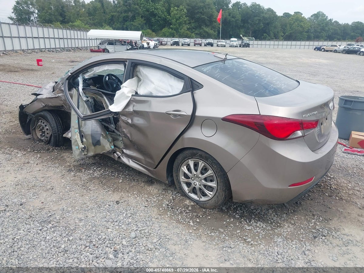 2016 HYUNDAI ELANTRA SE — снимка 3