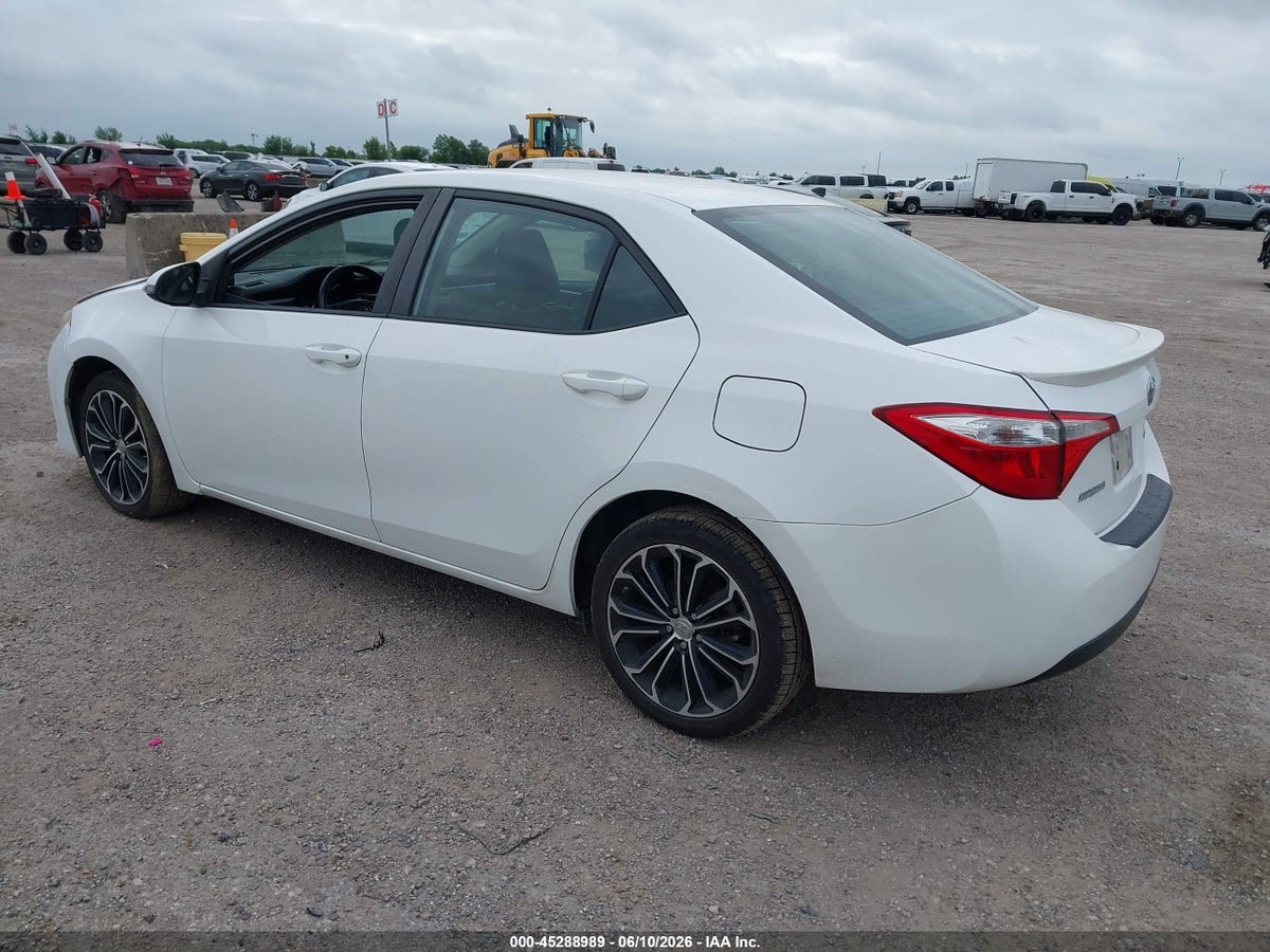 2016 TOYOTA COROLLA S PLUS — снимка 3