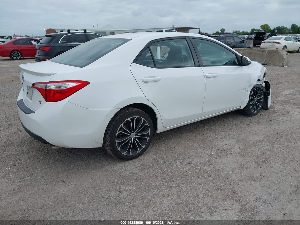 2016 TOYOTA COROLLA S PLUS — снимка 4
