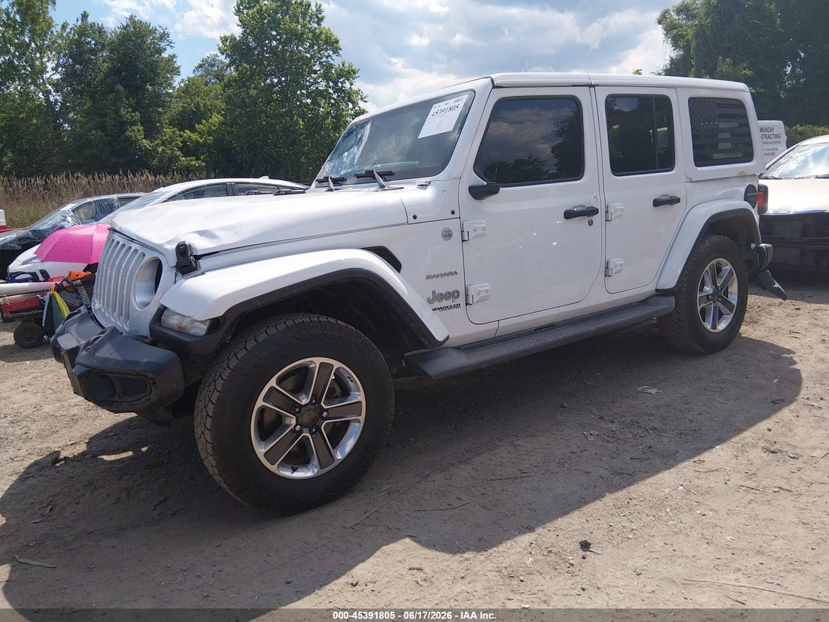2020 JEEP WRANGLER UNLIMITED SAHARA 4X4 — снимка 2