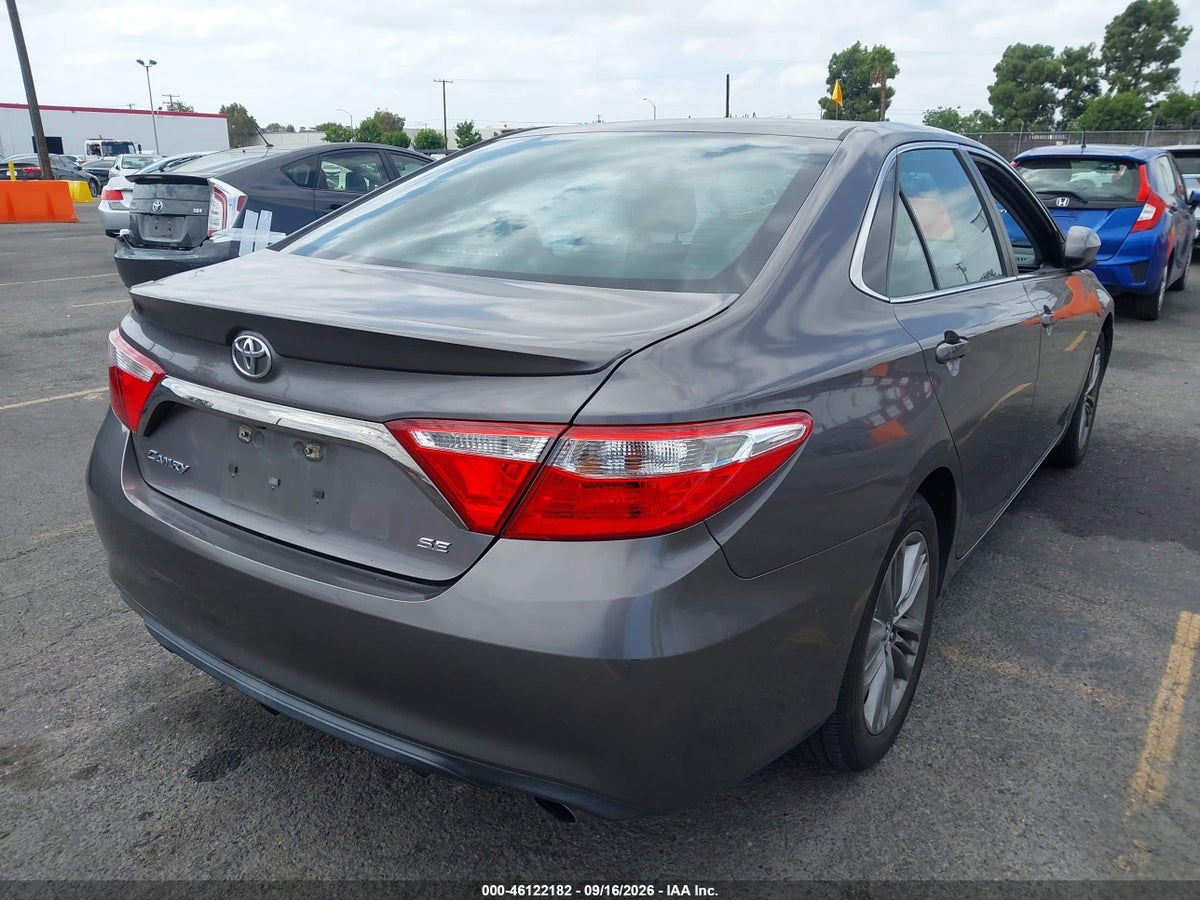 2016 TOYOTA CAMRY SE — снимка 4