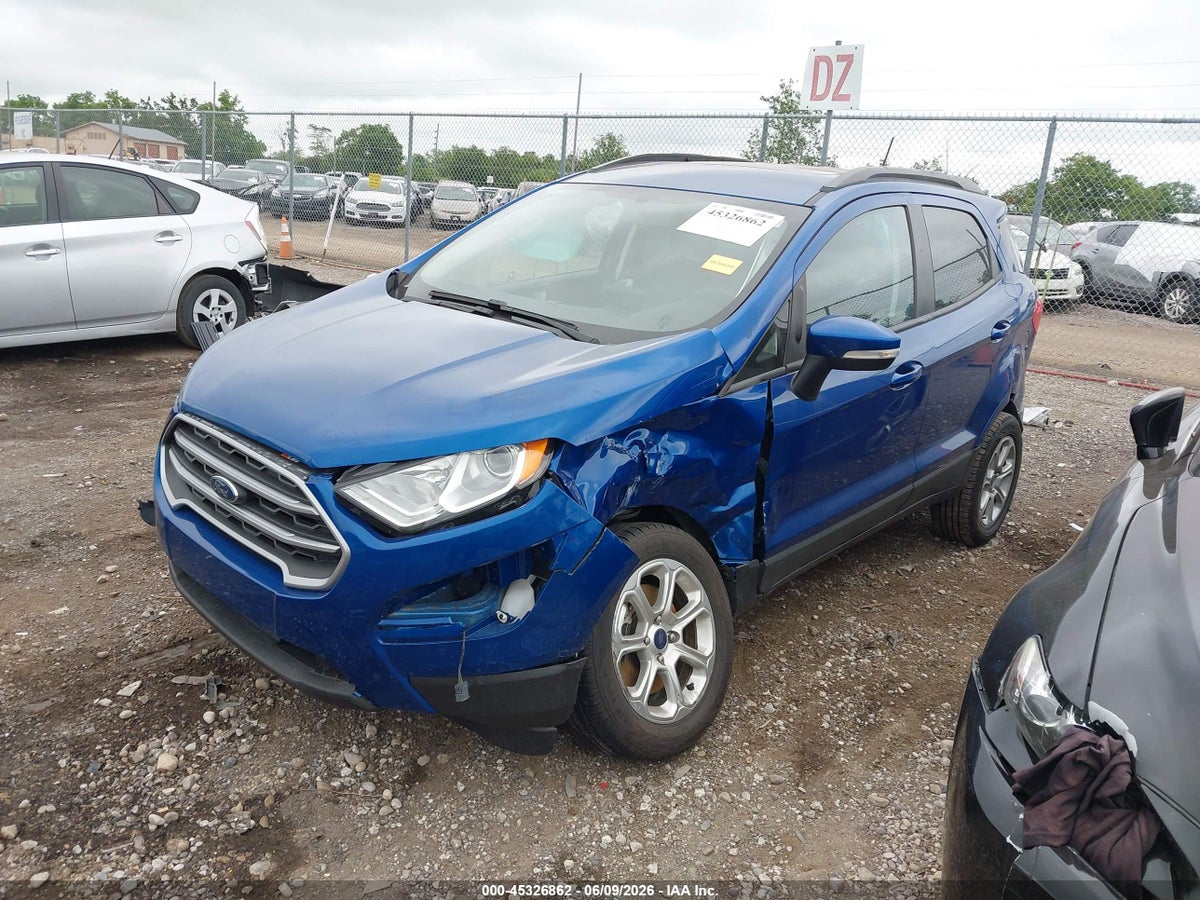 2022 FORD ECOSPORT SE — снимка 2