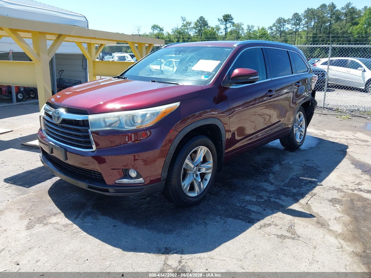 2016 TOYOTA HIGHLANDER LIMITED PLATINUM V6 — снимка 2