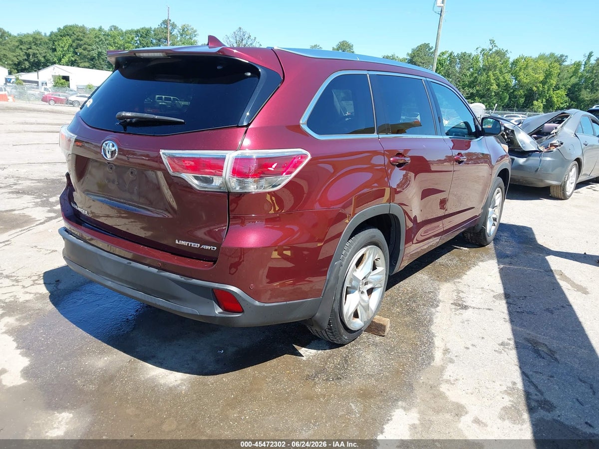 2016 TOYOTA HIGHLANDER LIMITED PLATINUM V6 — снимка 4