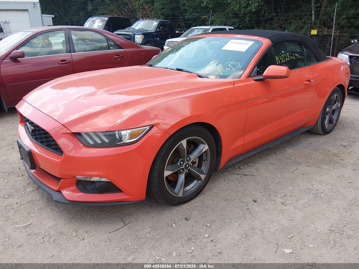2015 FORD MUSTANG V6 — снимка 2