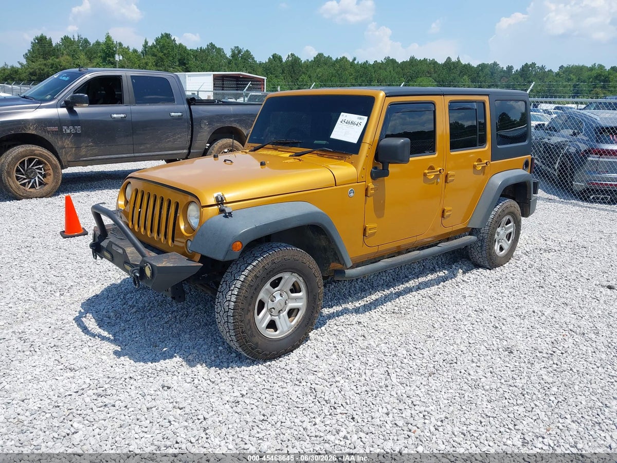2014 JEEP WRANGLER UNLIMITED SPORT RHD — снимка 2