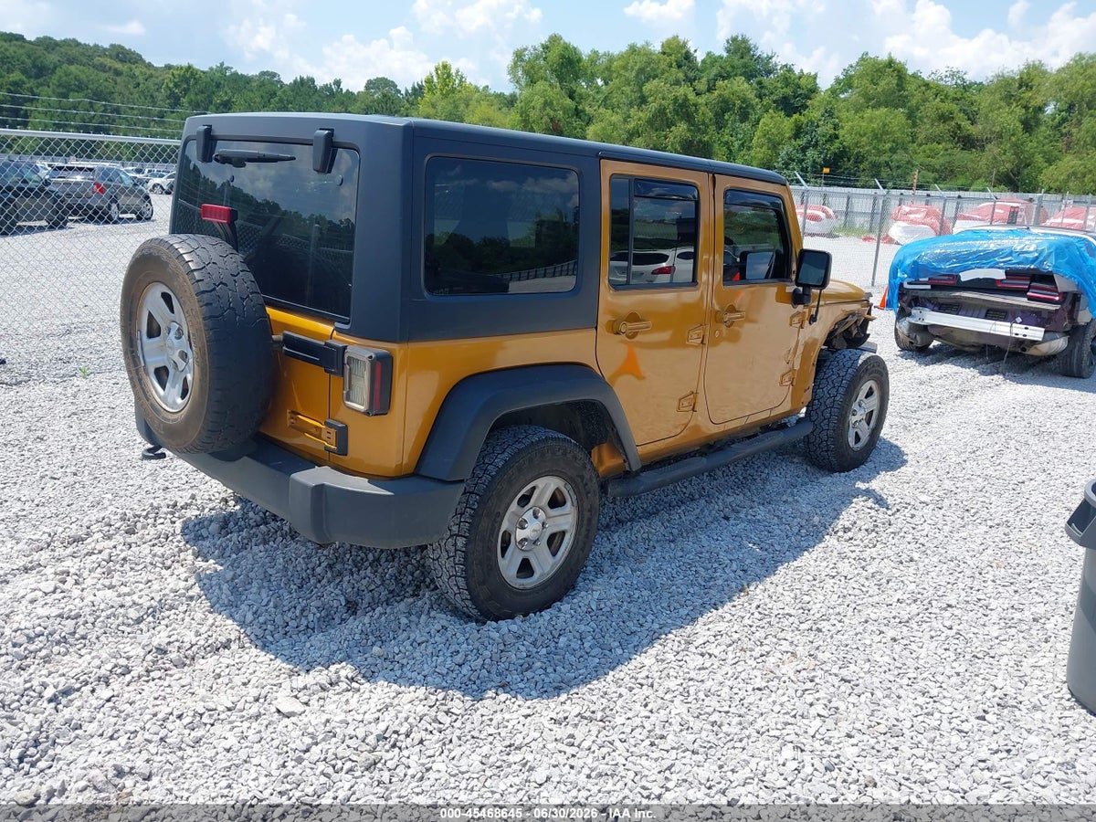 2014 JEEP WRANGLER UNLIMITED SPORT RHD — снимка 4