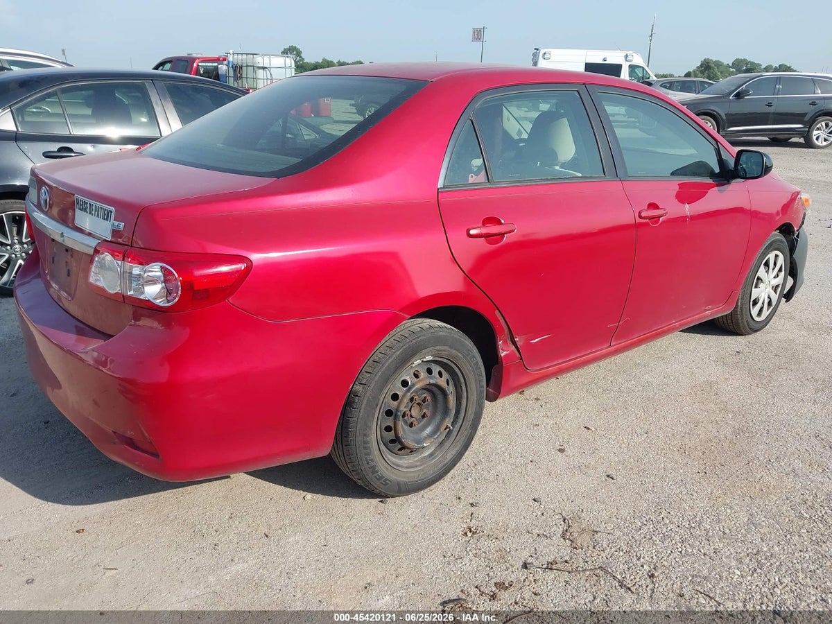 2011 TOYOTA COROLLA LE — снимка 4