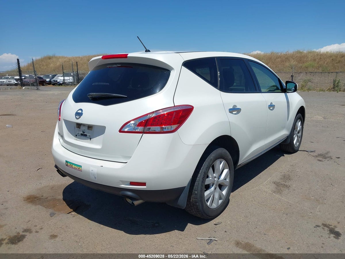 2012 NISSAN MURANO S — снимка 4