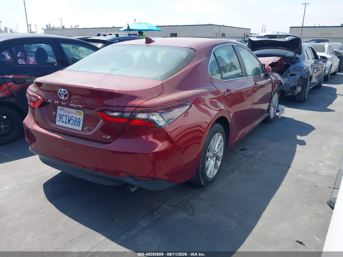 2022 TOYOTA CAMRY LE — снимка 4