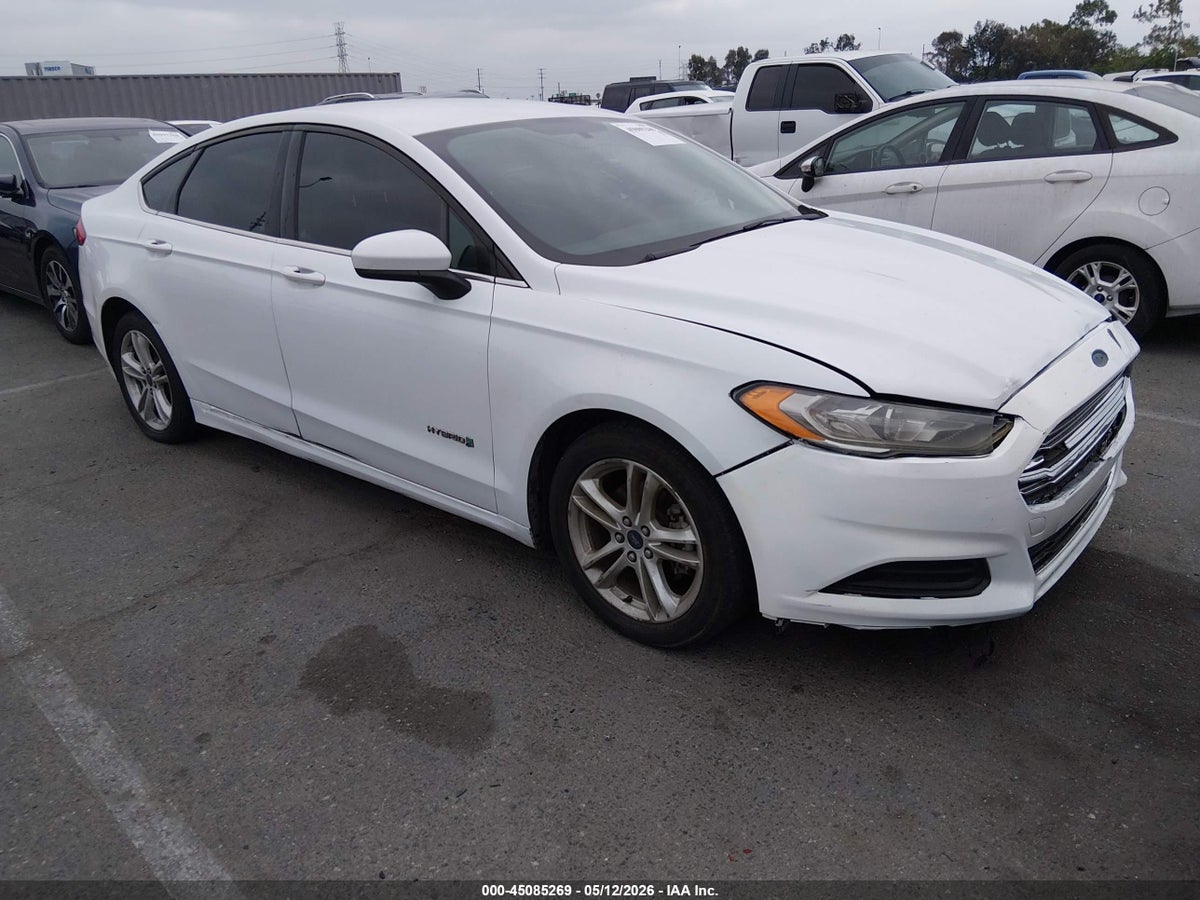 2018 FORD FUSION HYBRID SE