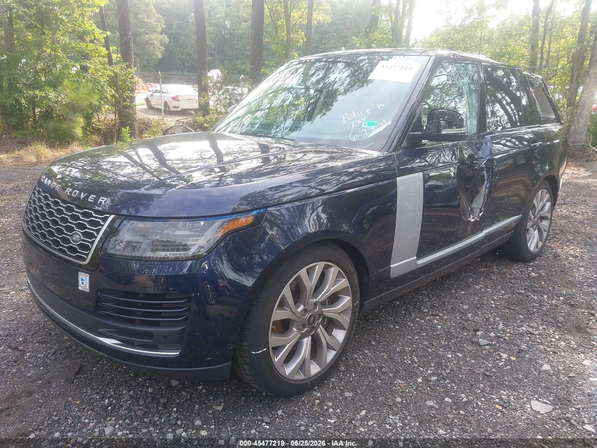 2019 LAND ROVER RANGE ROVER 3.0L V6 SUPERCHARGED HSE — снимка 2