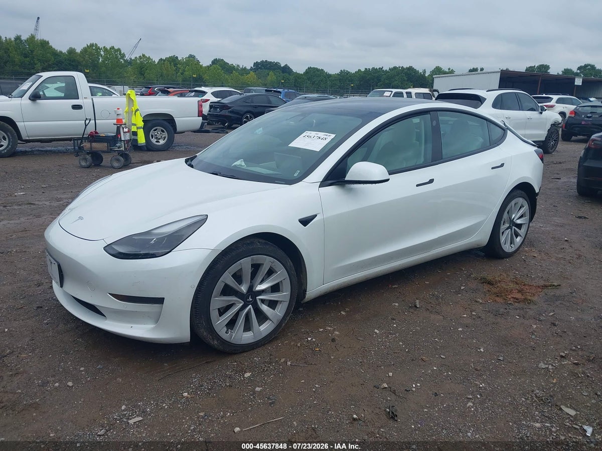 2021 TESLA MODEL 3 STANDARD RANGE PLUS REAR-WHEEL DRIVE — снимка 2