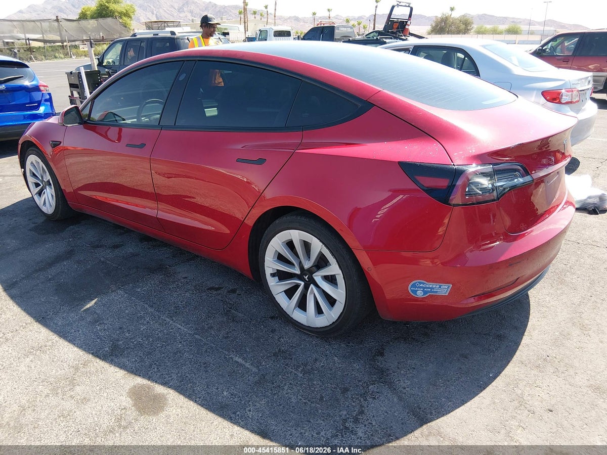 2021 TESLA MODEL 3 STANDARD RANGE PLUS REAR-WHEEL DRIVE — снимка 3
