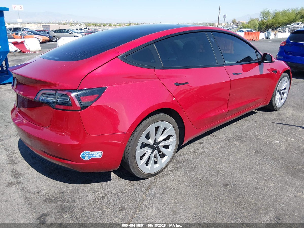 2021 TESLA MODEL 3 STANDARD RANGE PLUS REAR-WHEEL DRIVE — снимка 4