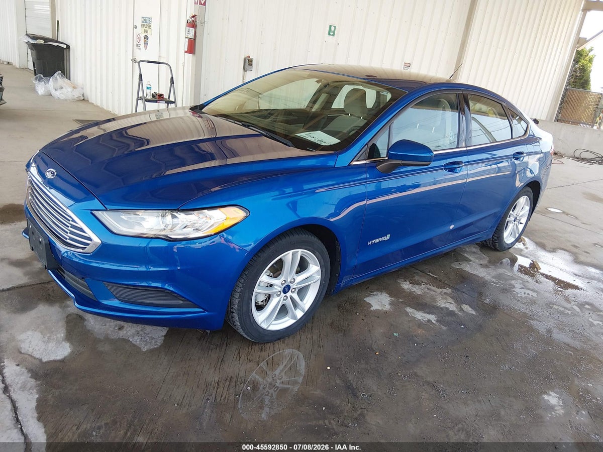 2018 FORD FUSION HYBRID S — снимка 2