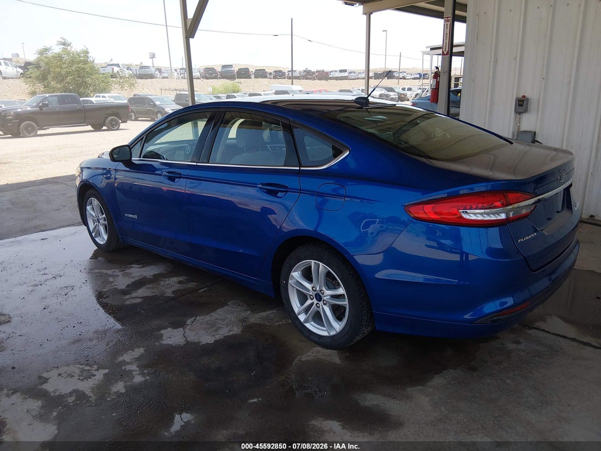 2018 FORD FUSION HYBRID S — снимка 3