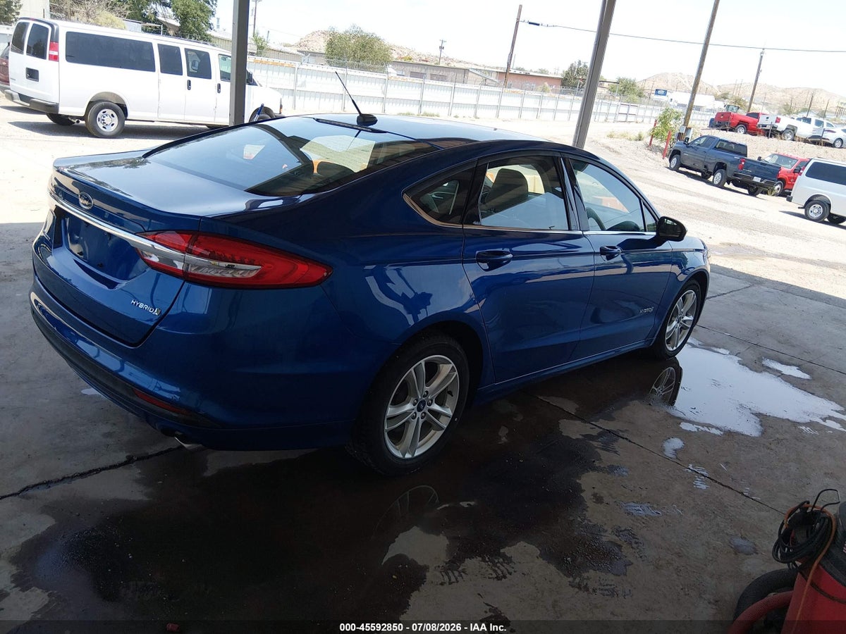 2018 FORD FUSION HYBRID S — снимка 4