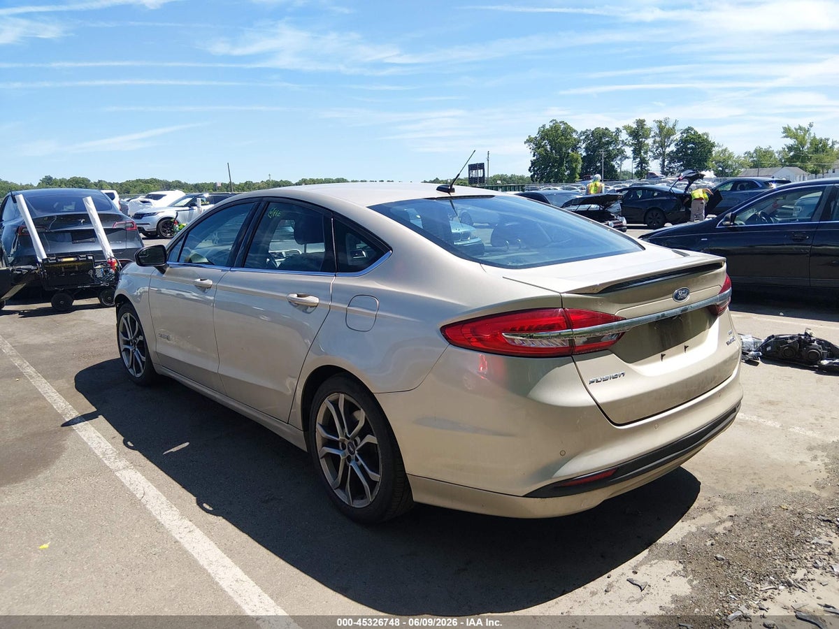 2017 FORD FUSION HYBRID SE — снимка 3