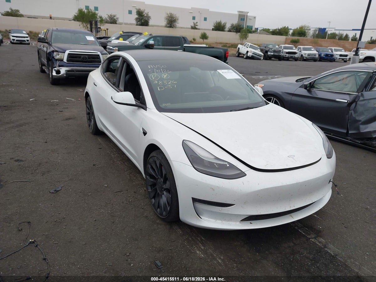 2022 TESLA MODEL 3 PERFORMANCE DUAL MOTOR ALL-WHEEL DRIVE