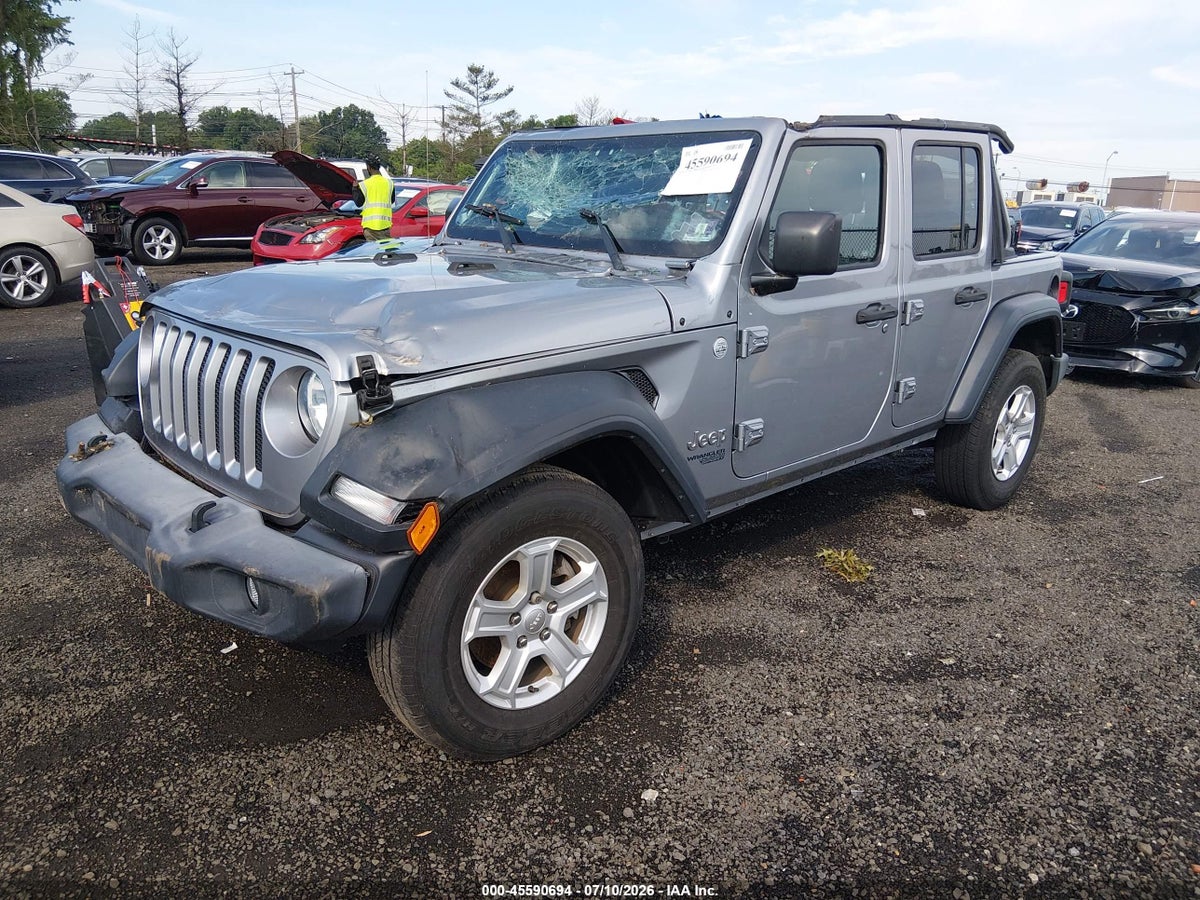 2018 JEEP WRANGLER UNLIMITED SPORT S 4X4 — снимка 2
