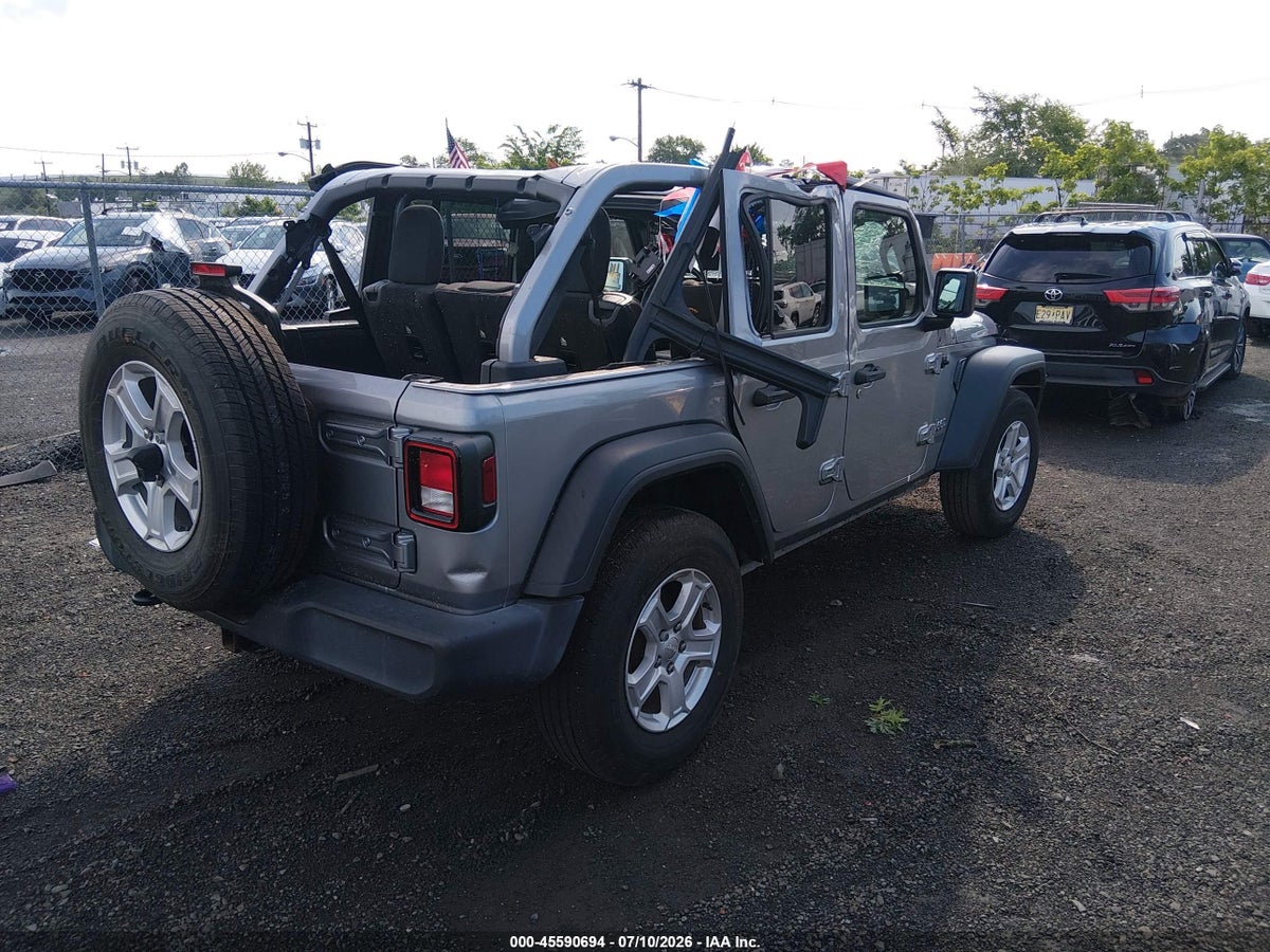 2018 JEEP WRANGLER UNLIMITED SPORT S 4X4 — снимка 4