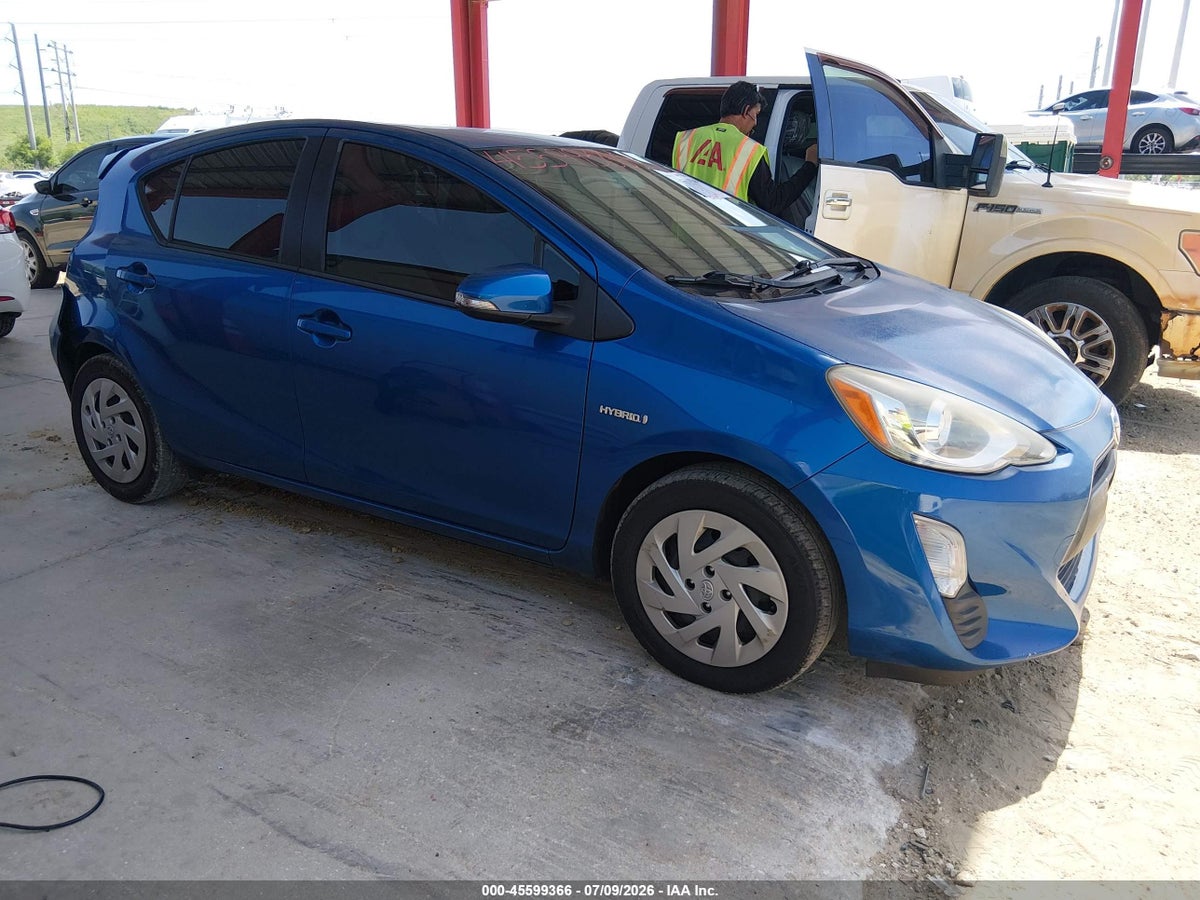 2016 TOYOTA PRIUS C ONE