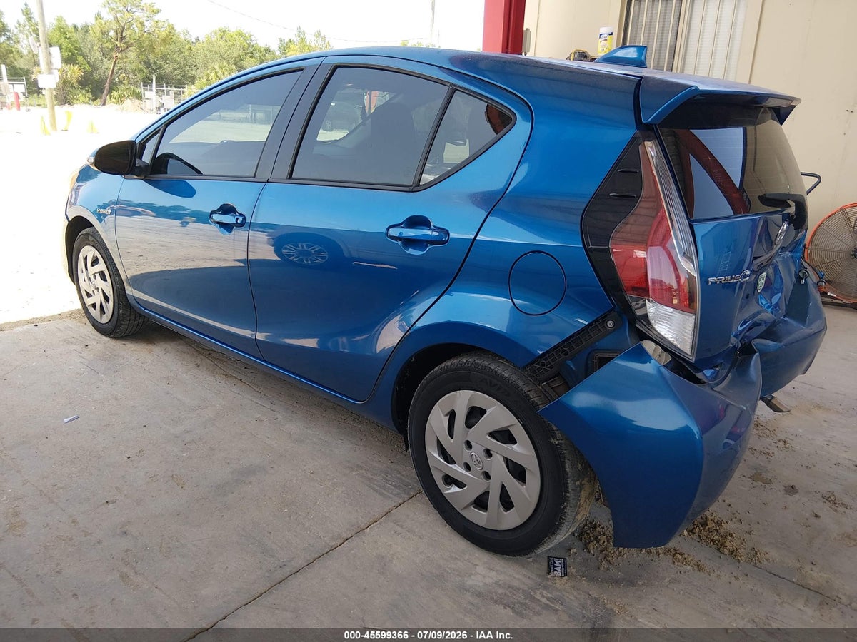 2016 TOYOTA PRIUS C ONE — снимка 3