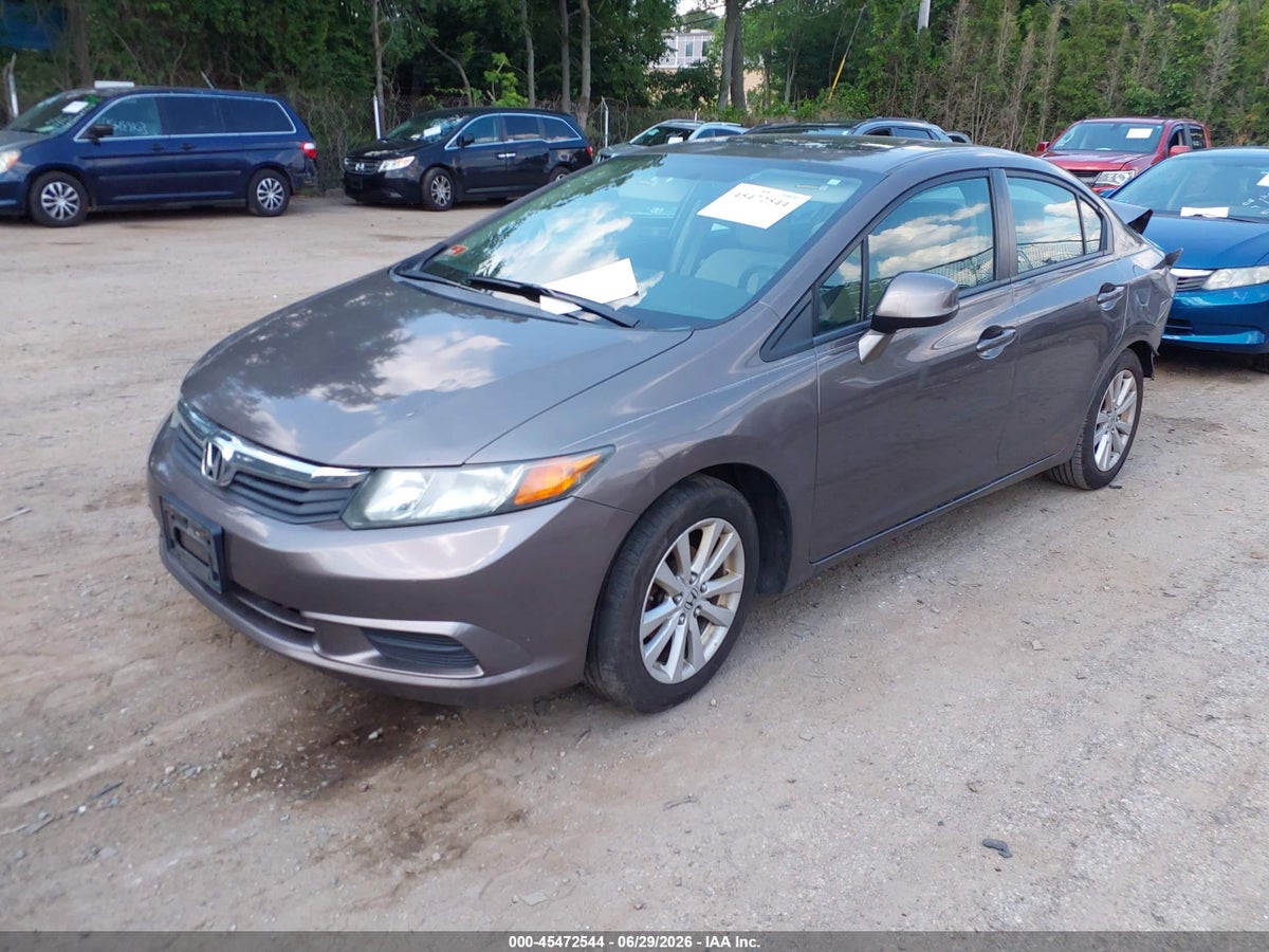 2012 HONDA CIVIC EX — снимка 2