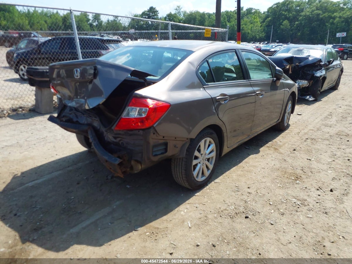 2012 HONDA CIVIC EX — снимка 4