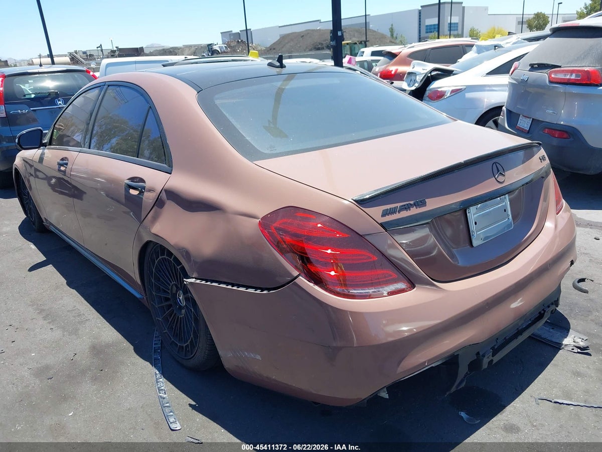 2015 MERCEDES-BENZ S 550 4MATIC — снимка 3