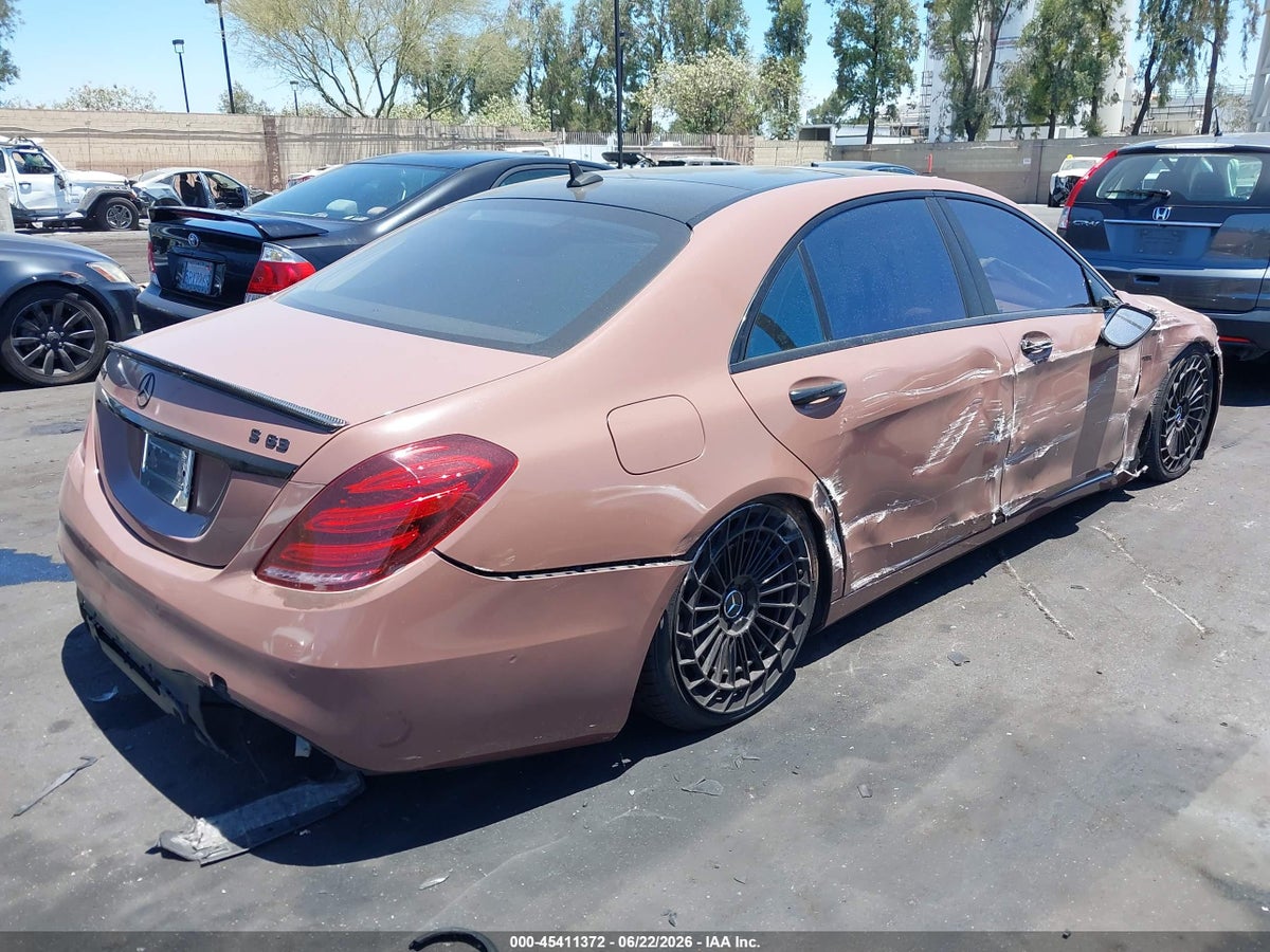 2015 MERCEDES-BENZ S 550 4MATIC — снимка 4