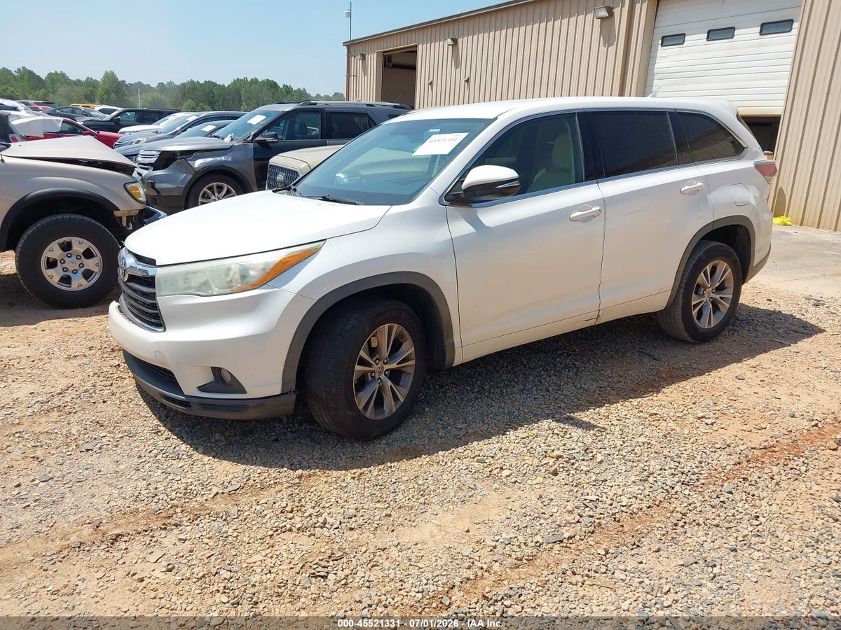 2015 TOYOTA HIGHLANDER LE PLUS V6 — снимка 2