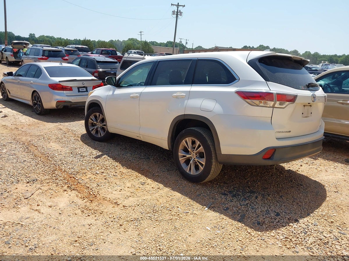 2015 TOYOTA HIGHLANDER LE PLUS V6 — снимка 3