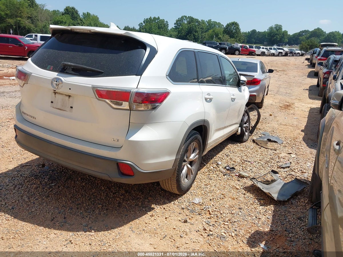 2015 TOYOTA HIGHLANDER LE PLUS V6 — снимка 4
