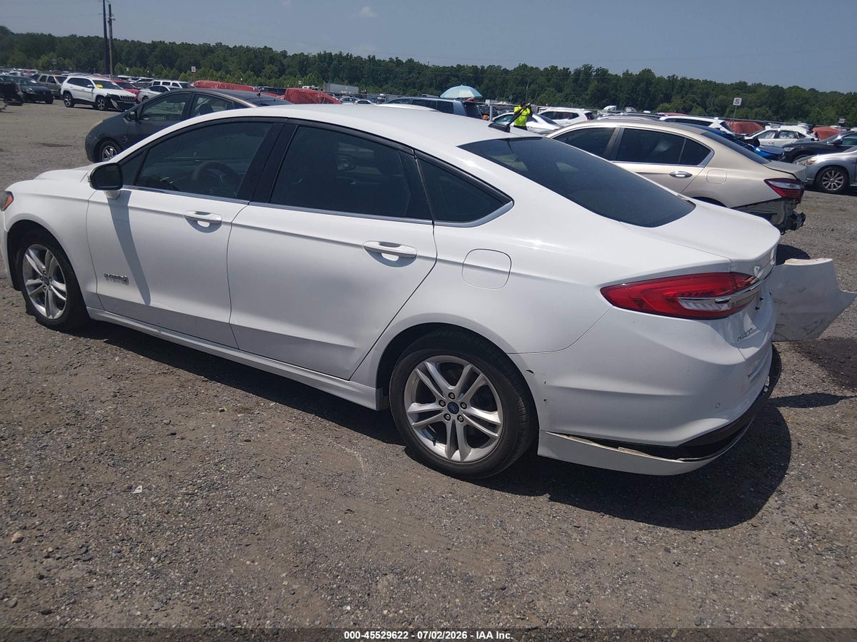 2018 FORD FUSION HYBRID SE — снимка 3
