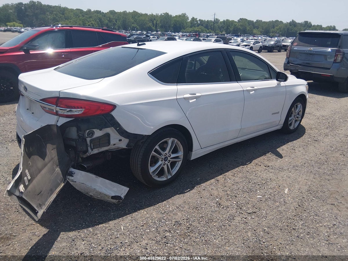 2018 FORD FUSION HYBRID SE — снимка 4