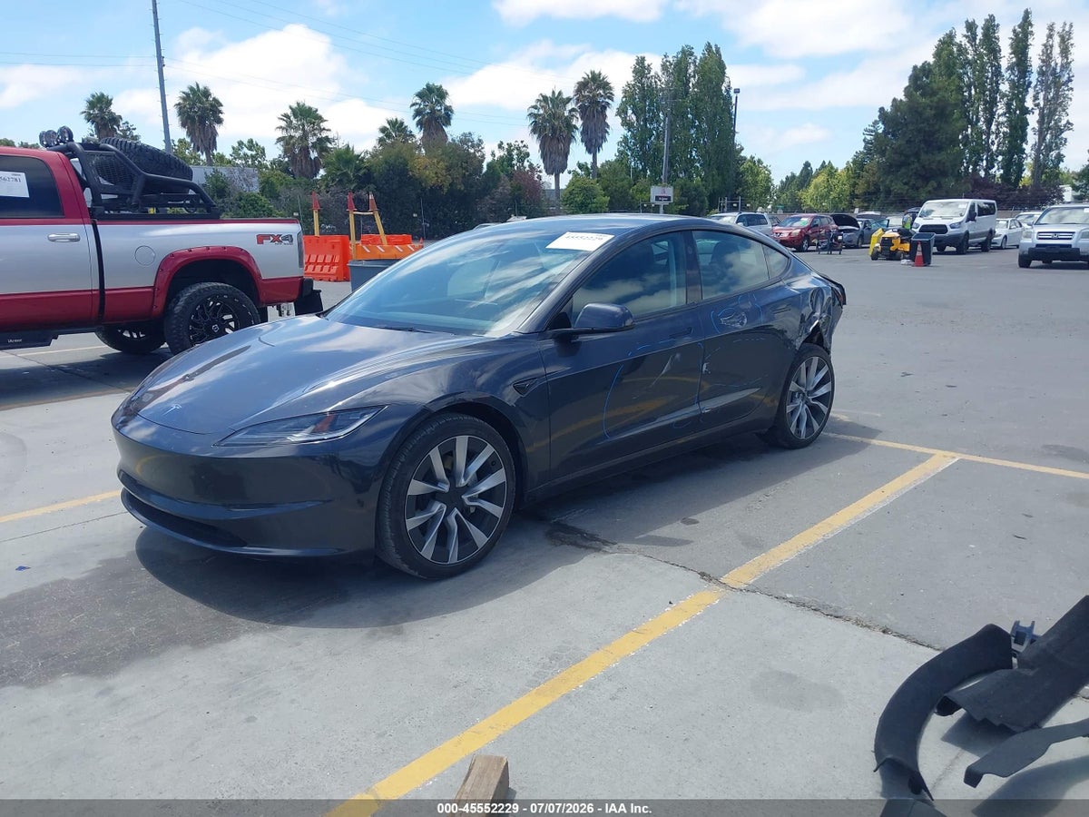 2024 TESLA MODEL 3 LONG RANGE DUAL MOTOR ALL-WHEEL DRIVE/REAR-WHEEL DRIVE — снимка 2