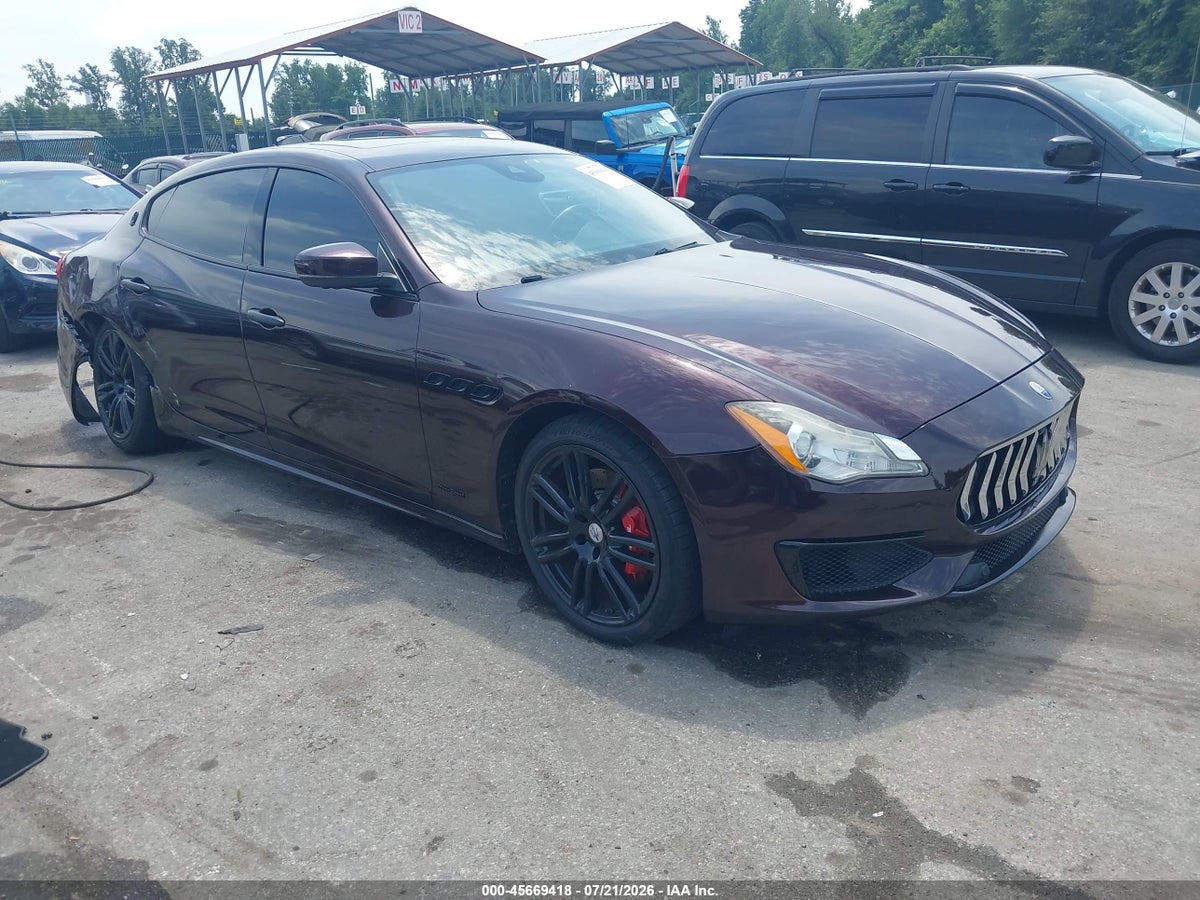 2017 MASERATI QUATTROPORTE S Q4 GRANSPORT