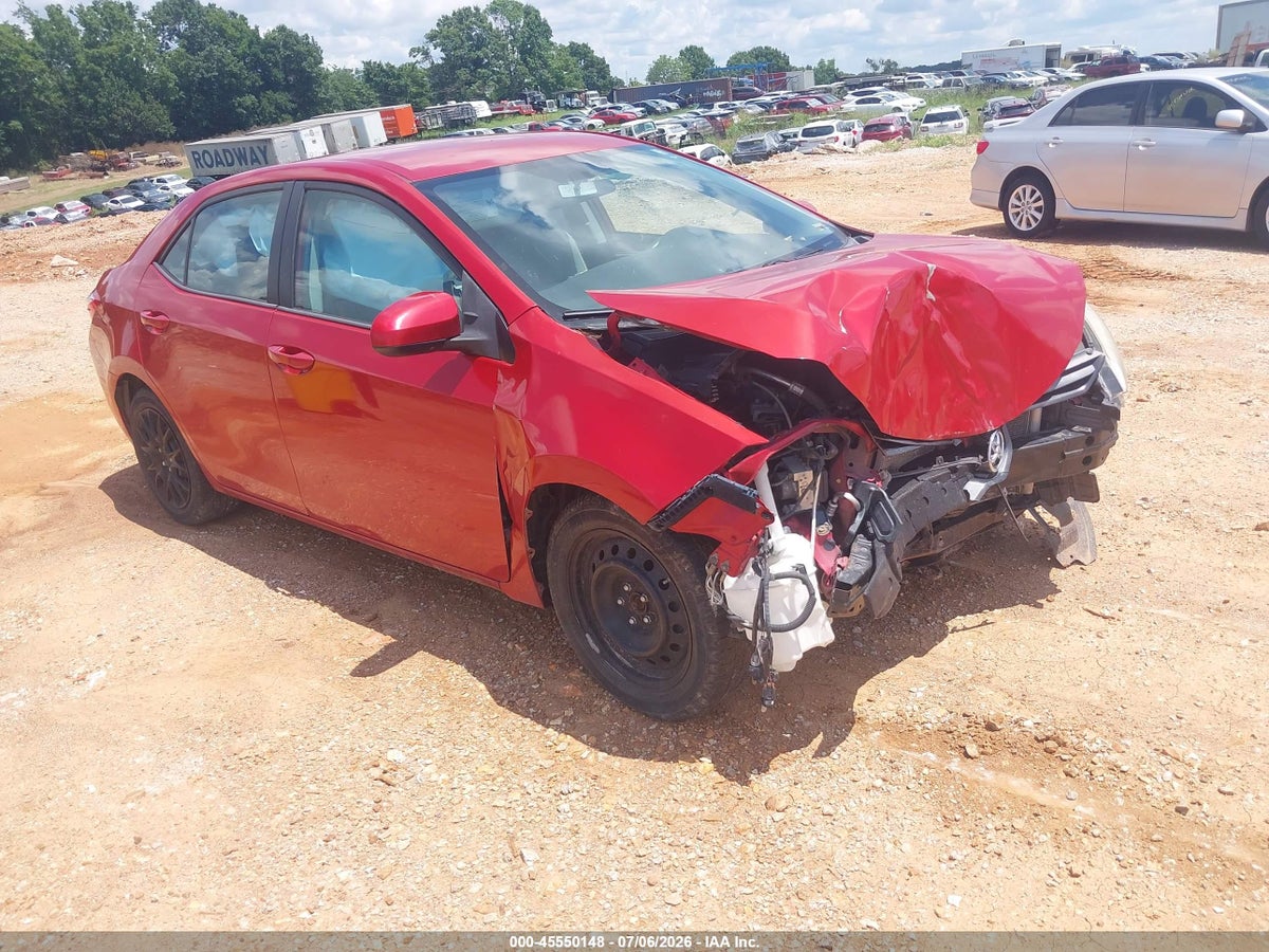 2016 TOYOTA COROLLA LE