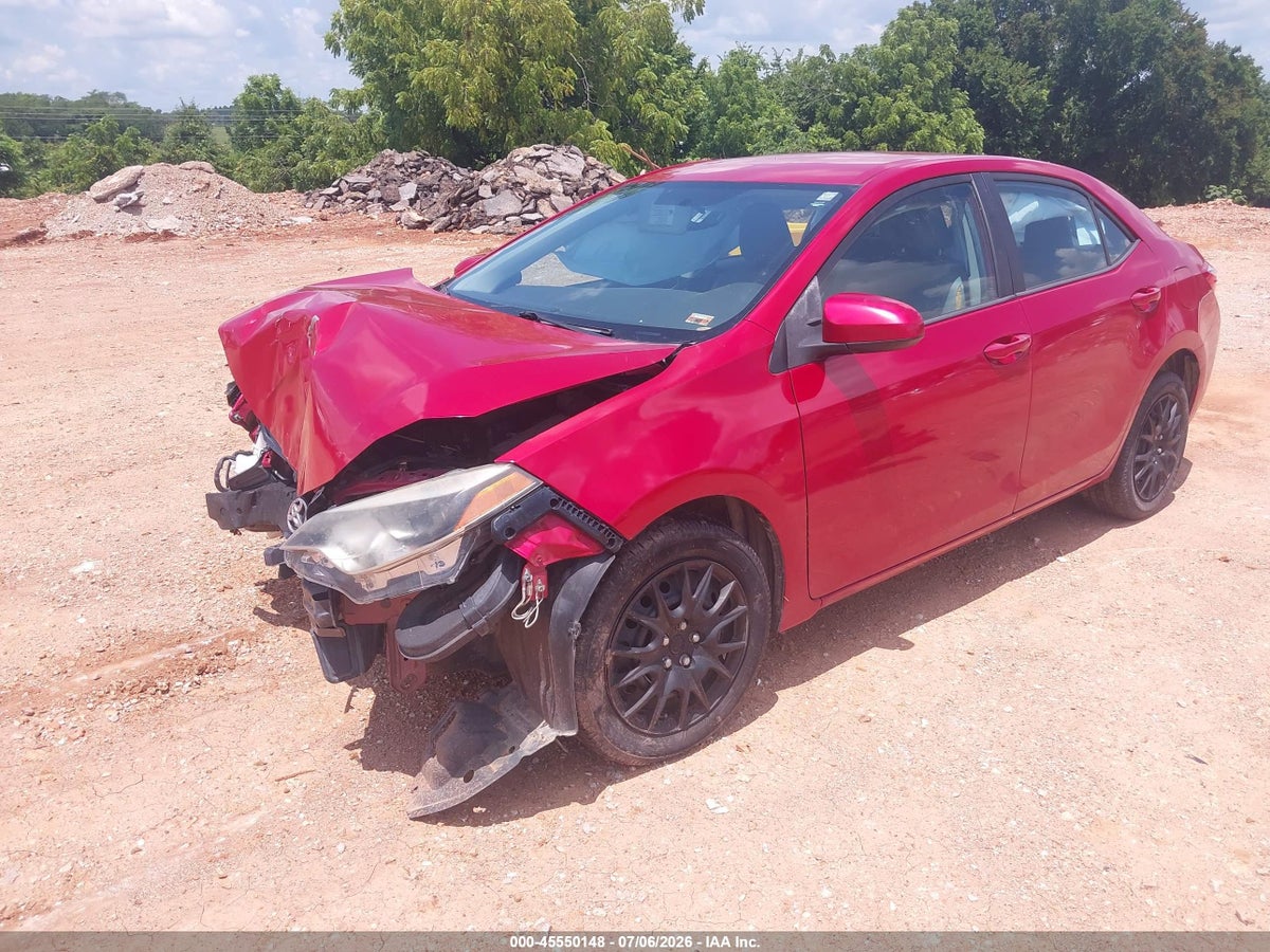 2016 TOYOTA COROLLA LE — снимка 2