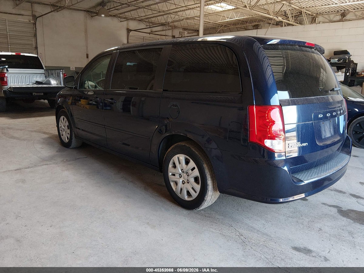 2016 DODGE GRAND CARAVAN SE — снимка 3