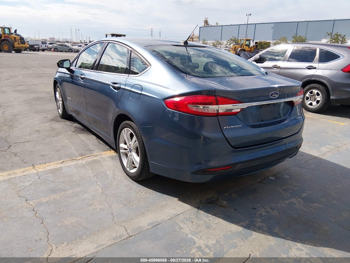 2018 FORD FUSION HYBRID S — снимка 3