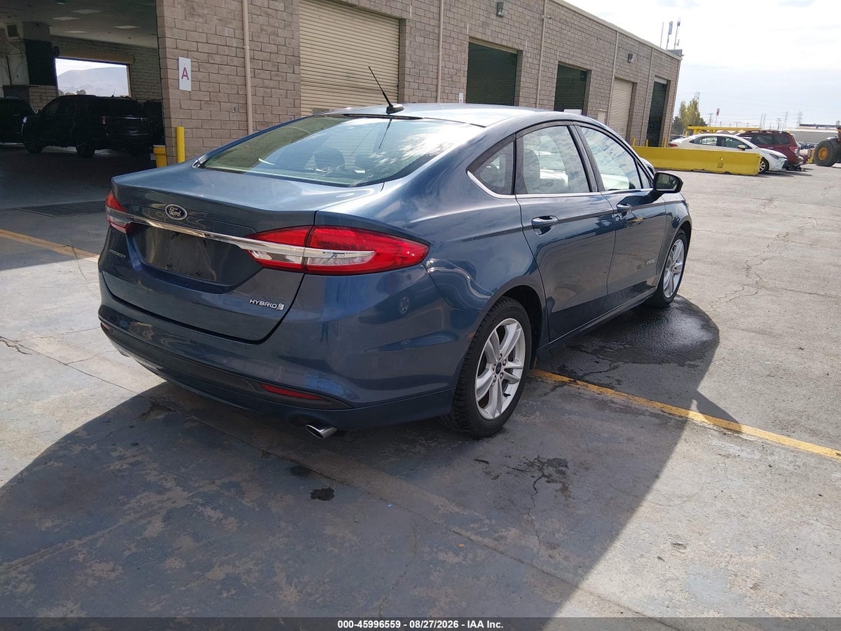 2018 FORD FUSION HYBRID S — снимка 4