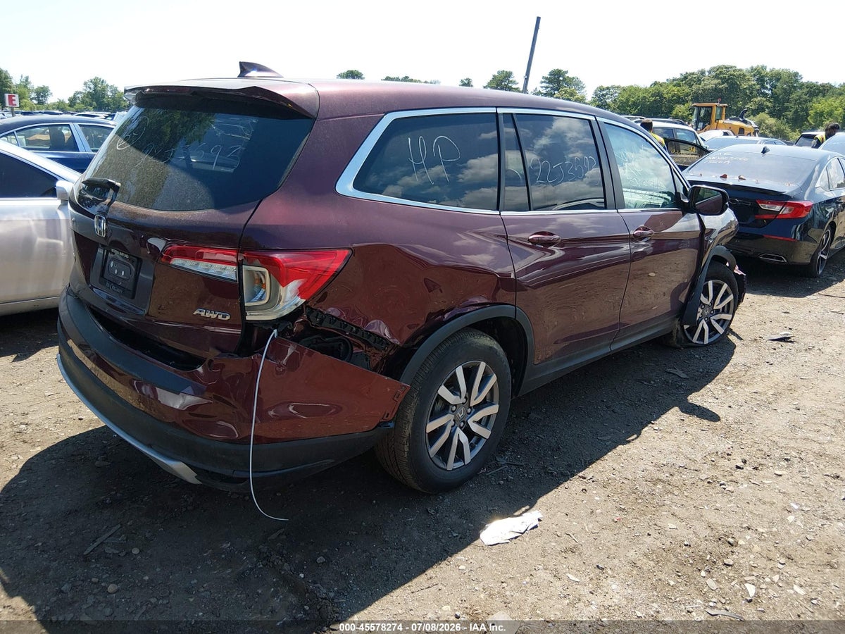 2021 HONDA PILOT AWD EX-L — снимка 4