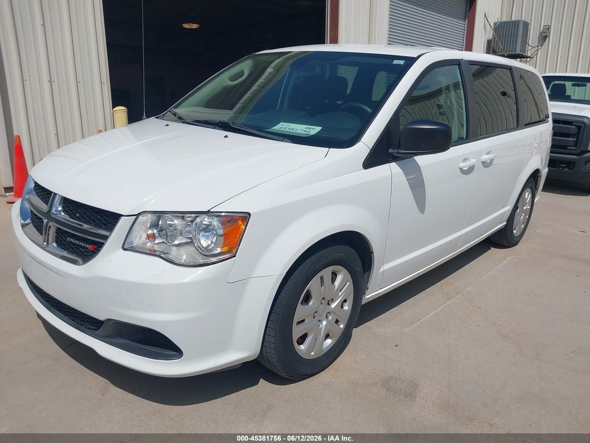 2018 DODGE GRAND CARAVAN SE — снимка 2