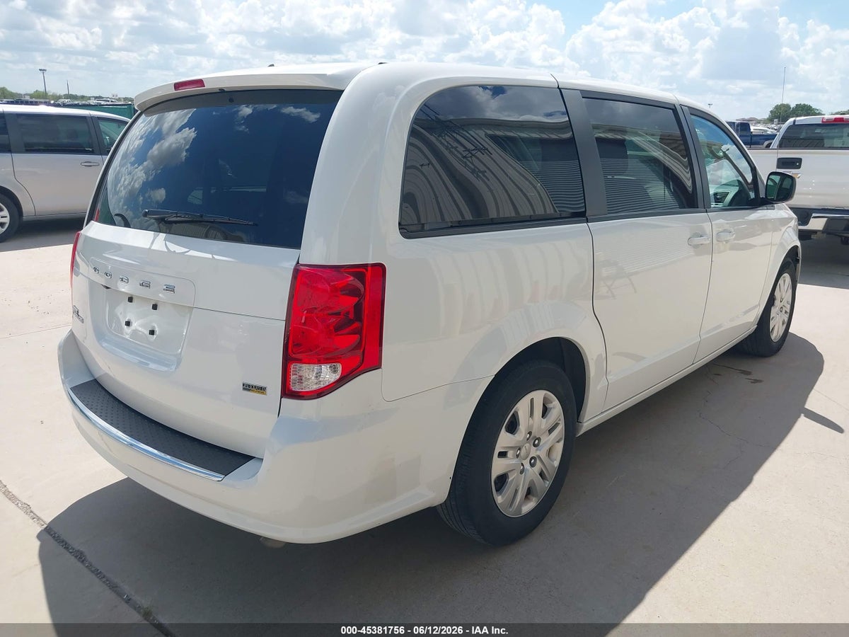 2018 DODGE GRAND CARAVAN SE — снимка 4