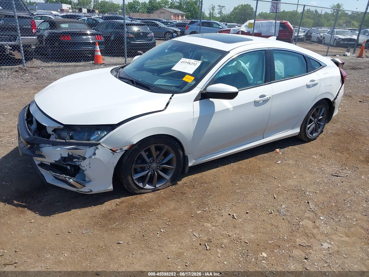 2021 HONDA CIVIC EX — снимка 2